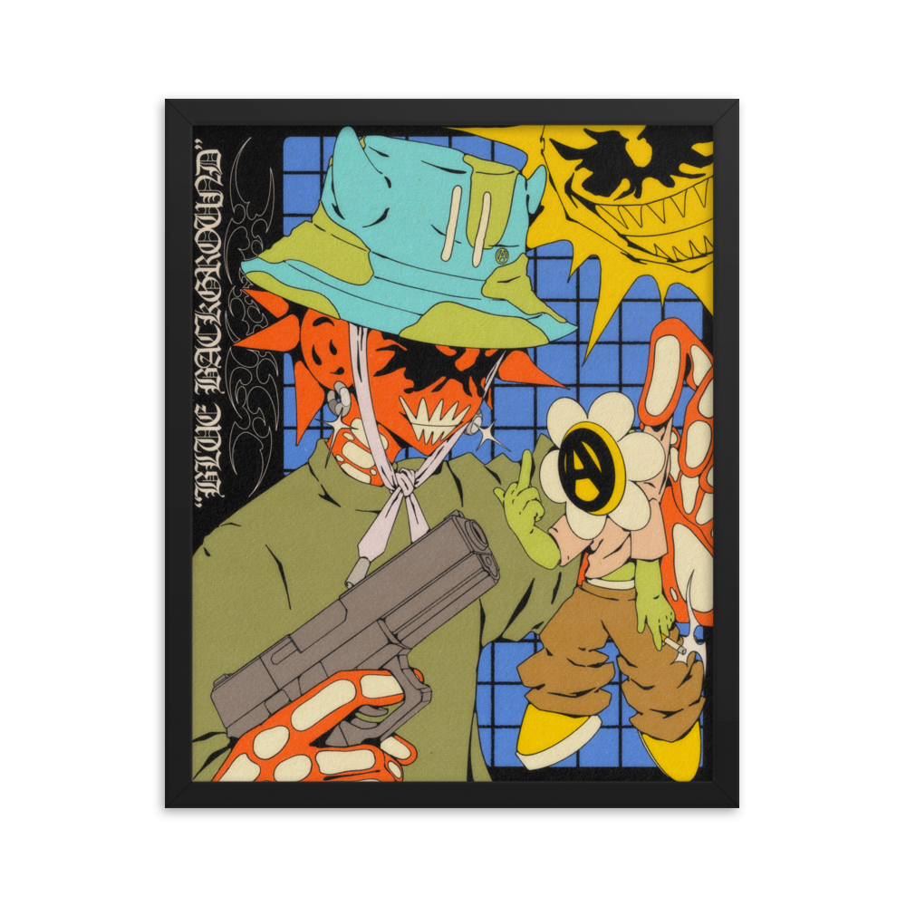 Blue Background 5 Poster